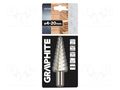 Drill bit; Ø: 4÷20mm; high speed steel; Working part len: 51mm GRAPHITE 54T303