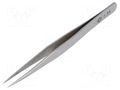 Tweezers; 120mm; for precision works; Blade tip shape: sharp PIERGIACOMI PG-1-SA