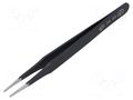 Tweezers; Blade tip shape: rounded; Tweezers len: 120mm; ESD PIERGIACOMI PG-2A-SA-ESD