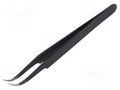 Tweezers; Blade tip shape: hook; Tweezers len: 120mm; ESD PIERGIACOMI PG-7-SA-ESD