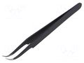 Tweezers; Blade tip shape: hook; Tweezers len: 120mm; ESD PIERGIACOMI PG-7-SA-ESD