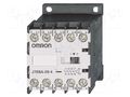Contactor: 4-pole; NO x4; 24VDC; 9A; for DIN rail mounting; J7KNA OMRON J7KNA-09-4-24D