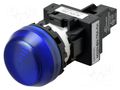 Control lamp; 22mm; M22N; Illumin: LED; Ø22.3mm; IP66; 100÷120VAC OMRON M22N-BG-TAA-AD