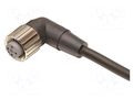 Cable: for sensors/automation; M12; PIN: 5; angled; 5m; PVC; female OMRON XS2FM12PVC5A5M