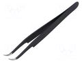 Tweezers; Blade tip shape: hook; Tweezers len: 120mm; ESD PIERGIACOMI PG-7A-SA-ESD