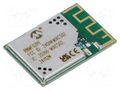 Module: WiFi; 19dBm; IEEE 802.11b/g/n; 54Mbps; 2.412÷2.427GHz MICROCHIP TECHNOLOGY RNWF02PE-I/100