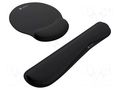 Pad; black; keyboard,mouse,wrist; Features: gel; 250x230x25mm NATEC NPF-2195