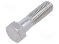Screw; M16x60; 2; Head: hexagonal; A2 stainless steel; DIN 931 BOSSARD B16X60/BN623