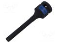 Socket; hex key,socket spanner,impact; HEX 8mm; 1/2" KING TONY KT-406508M