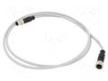 Cable: for sensors/automation; PIN: 5; plug; PVC; 1.5m HARTING C21320000000033