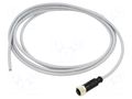 Connector: M12; plug; female; PIN: 5; straight; cables; 3m HARTING C21320000000043