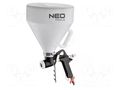 Spray gun for structural paints; 149l/min; 3.5bar; 4.7l NEO TOOLS NEO-14-220