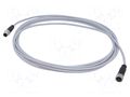 Cable: for sensors/automation; PIN: 4; plug; PVC; 5m HARTING C21320000000003