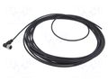 Connector: M12; plug; female; PIN: 4; angled; cables; 10m HARTING C21320000000005