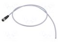 Connector: M12; plug; female; PIN: 4; straight; cables; 1m HARTING C21320000000039