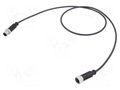 Cable: for sensors/automation; PIN: 3; plug; PUR; 1m HARTING C21320000000113