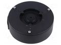 Accessories: junction box; Ø124x41mm; black; -40÷60°C; IP66 DAHUA PFA130-E-BLACK