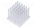 Heatsink: extruded; grilled; natural; L: 22mm; W: 22mm; H: 18.5mm FISCHER ELEKTRONIK ICKS22X22X18.5