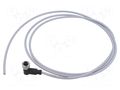 Connector: M12; plug; female; PIN: 4; angled; cables; 2m HARTING C21320000000081