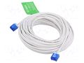 Patch cord; U/UTP; Cat: 6a; RJ45 plug,both sides; stranded; Cu; 15m LOGILINK CQ3101U