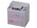 Re-battery: acid-lead; 12V; 28Ah; AGM; maintenance-free CSB BATTERY ACCU-HRL12110WFR