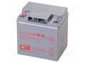 Re-battery: acid-lead; 12V; 28Ah; AGM; maintenance-free CSB BATTERY ACCU-HRL12110WFR