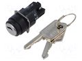 Switch: rotary with key; 16mm; Stabl.pos: 2; NC + NO; 51; Pos: 2 EAO 51-235.025D2