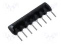 Resistor network: X; THT; 1kΩ; ±2%; 0.125W; No.of resistors: 7; 100V ROYALOHM DR1K-7/8