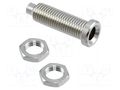 Connector: 4mm banana; socket; Cutout: Ø2mm; non-insulated; 36A CAL TEST CT2220
