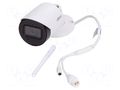 Camera: CCTV IP; Kind of camera: compact; 2Mpx; Angle: 100°; 12VDC DAHUA 6923172539892