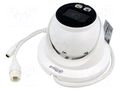 Camera: CCTV IP; Dim: Ø121.9x99.1mm; white-black; -40÷60°C; IP67 DAHUA 6923172580368