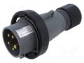 Connector: AC supply 3-phase; plug; male; PIN: 5; 16A; IP&S; IP67 AMPHENOL 2CMA101090R1000
