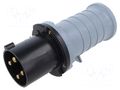 Connector: AC supply 3-phase; plug; male; 63A; IP&S; IEC 60309 AMPHENOL 2CMA166750R1000