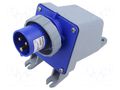 Connector: AC supply 3-phase; socket; male; 16A; 250VAC; 250V; IP&S AMPHENOL 2CMA167044R1000