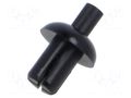 Rivet; polyamide; L.rivet: 7.1mm; black; push-in DREMEC DR8G4055.0X5.0B
