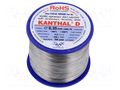 Resistance wire; 14Ω/m; -100÷1300°C; 0.25kg; Øout: 0.35mm; FeCrAl KANTHAL KANTHAL-D-0.35/250