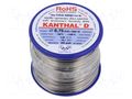 Resistance wire; 3.06Ω/m; -100÷1300°C; 0.25kg; Øout: 0.75mm; 22SWG KANTHAL KANTHAL-D-0.75/250