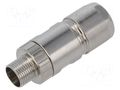 Straight connector M12 Power coding K,L male, cable 3-6mm HUMMEL A712-7K20300000