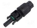Connector: solar; plug; female; 1.5kV; IP68; straight; for cable MOREK MAP2006Q40