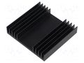 Heatsink: extruded; grilled; black; L: 75mm; W: 79mm; H: 15mm FISCHER ELEKTRONIK SK45/75/SA
