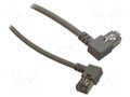 Patch cord; F/UTP; Cat: 6; stranded; Cu; 1m; LSZH; grey; 26/7AWG MCI MCI-100789
