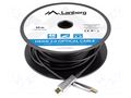 Cable; HDMI plug,both sides; PVC; Len: 10m; black; Core: Cu; 18Gbps LANBERG CA-HDMI20FB-0100BK