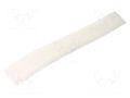 Tape: hook and loop; W: 50mm; L: 25m; loop; white; reel VELCRO® LOOP-50-25-PS14-WH