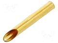 Test probe socket; gold-plated; KS-113; L: 23mm; test needles INGUN KS-11323
