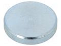 Magnet: permanent; neodymium; 110N; Ø: 20mm; H: 3.5mm; steel ELESA+GANTER GN50.1-ND-20-3.5
