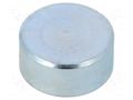 Magnet: permanent; samarium, cobalt; 20N; Ø: 10mm; H: 4.5mm; steel ELESA+GANTER GN50.1-SC-10-4.5