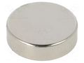 Magnet: permanent; neodymium; 30N; Ø: 14mm; H: 4mm ELESA+GANTER GN55.2-ND-14-4