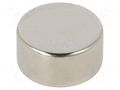 Magnet: permanent; neodymium; 54N; Ø: 16mm; H: 8mm ELESA+GANTER GN55.2-ND-16-8