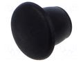 Stopper; H: 6.5mm; push-in; Flange dia: 11mm; black; 054070122003 ESSENTRA ESS-10060551