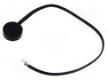 RFID reader; 9.5÷24V; UART; buzzer,LED status indicator; Ø36.2mm DREXIA RS-H3-06P-BZ